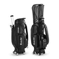Everfit Golf Cart Bag Rolling Buggy 14 Clubs Black Synthetic