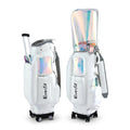 Everfit Golf Cart Bag Rolling Buggy Club Organiser White
