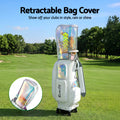 Everfit Golf Cart Bag Rolling Buggy Club Organiser White