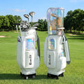 Everfit Golf Cart Bag Rolling Buggy Club Organiser White