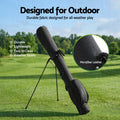Everfit Golf Stand Bag Lightweight Black Sunday Pitch And Putt