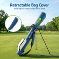 Everfit Golf Stand Bag Lightweight Blue Pitch Putt