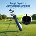 Everfit Golf Stand Bag Lightweight Blue Pitch Putt