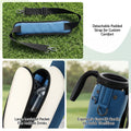 Everfit Golf Stand Bag Lightweight Blue Pitch Putt