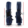Everfit Golf Stand Bag Lightweight Dual Strap Blue Club Divider