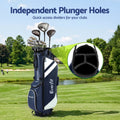 Everfit Golf Stand Bag Lightweight Dual Strap Blue Club Divider