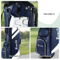 Everfit Golf Stand Bag Lightweight Dual Strap Blue Club Divider