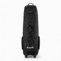 Everfit Golf Travel Bag Flight Cover Wheels Foldable Black