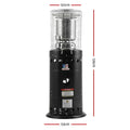 Devanti Outdoor Gas Patio Heater Black 13MJ