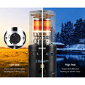 Devanti Outdoor Gas Patio Heater Black 13MJ