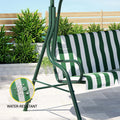 Gardeon 3 Seater Swing Chair Canopy Outdoor Garden Bench White