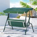 Gardeon 3 Seater Swing Chair Canopy Outdoor Garden Bench White