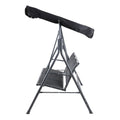 Gardeon 3 Seater Swing Chair Bench Canopy Black Mesh Garden Outdoor