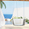 Gardeon Rattan Porch Swing Chair Grey Outdoor Furniture Cushion