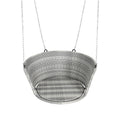 Gardeon Rattan Porch Swing Chair Grey Outdoor Furniture Cushion