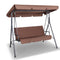 Gardeon 3 Seater Swing Chair Bench with Canopy Garden Furniture