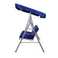 Gardeon 3 Seater Swing Chair Bench Canopy Navy Garden Furniture