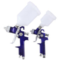 Giantz HVLP Spray Gun Gravity Feed 0.8mm 1.4mm Nozzles 2PC