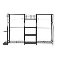 Everfit Golf Bag Storage Golfing Equipment Rack Holds 2 Bags 16 Clubs
