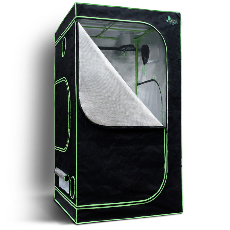 Green Fingers Grow Tent 100x100x200cm Hydroponics Indoor Plant Kit