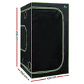 Green Fingers Grow Tent 100x100x200cm Hydroponics Indoor Plant Kit