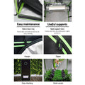 Green Fingers Grow Tent 100x100x200cm Hydroponics Indoor Plant Kit