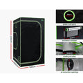 Green Fingers Grow Tent Light Kit 100x100x200cm 4500W LED
