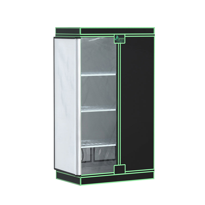 Green Fingers Grow Tent 100x60x180cm 4 Tier Hydroponics Kit
