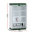 Green Fingers Grow Tent 100x60x180cm 4 Tier Hydroponics Kit