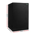 Greenfingers Grow Tent 120x120x200cm Hydroponics Indoor Kit Black