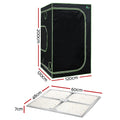 Green Fingers Grow Tent 120x120x200cm 4500W LED Full Spectrum Kit