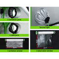 Greenfingers Grow Tent 120x60x210cm Height Adjustable Hydroponics