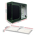 Greenfingers Grow Tent 240x120x200cm 220W LED Full Spectrum Kit
