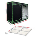 Green Fingers Grow Tent Light Kit 240x120x200cm 4500W LED
