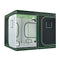 Green Fingers Grow Tent 240x240x200cm Hydroponics System Black
