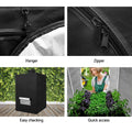 Green Fingers Grow Tent 60x60x90cm Hydroponics Indoor Plant Kit