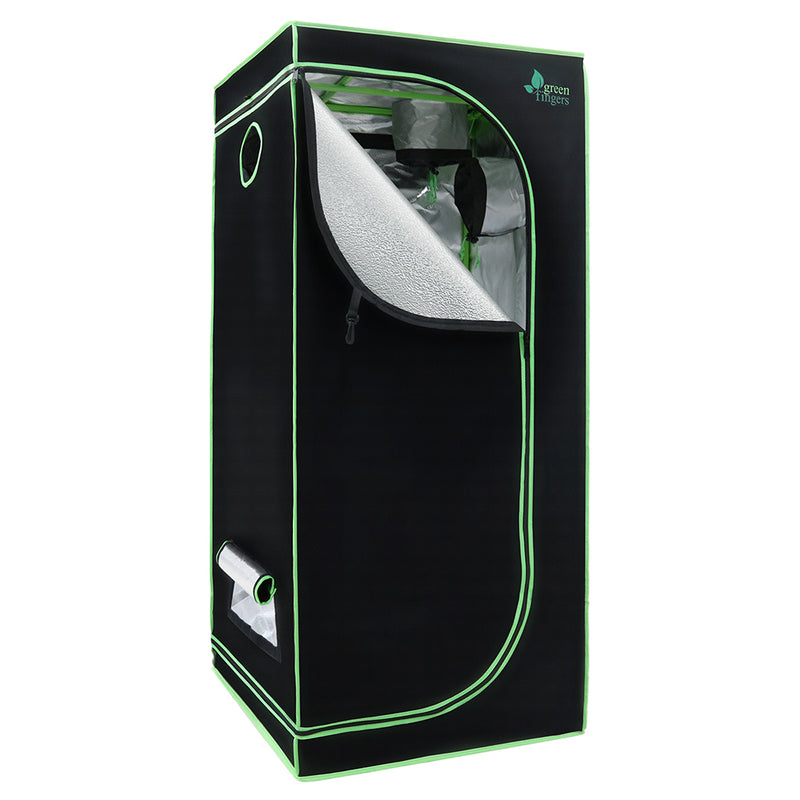 Green Fingers Grow Tent 70x70x160cm 1680D Hydroponics Indoor