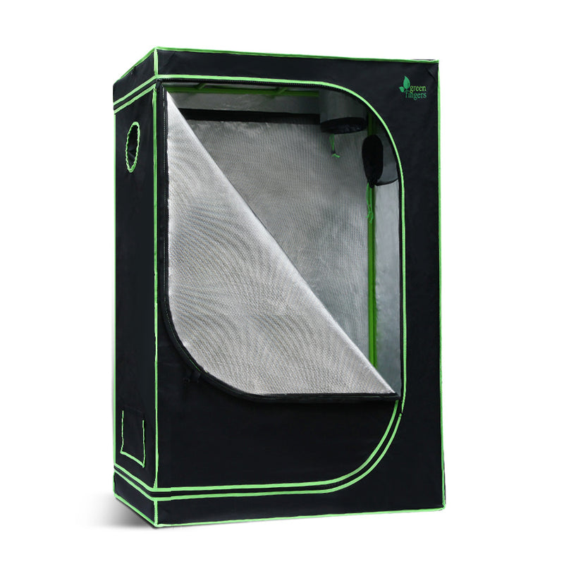 Green Fingers Grow Tent 90x50x160cm Hydroponics Indoor Plant Kit