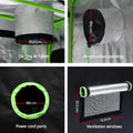 Green Fingers Grow Tent 150x150x200CM 1000W LED 4