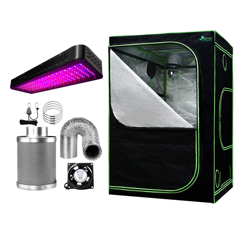 Green Fingers Grow Tent 150x150x200CM 2000W LED 4