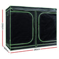 Green Fingers Grow Tent 280x140x200CM 2000W LED Vent Fan Kit