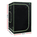 Green Fingers Grow Tent 90x90x180CM 1000W LED Full Spectrum 6