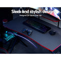 Artiss Gaming Desk Computer 105cm Black