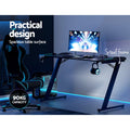 Artiss Gaming Desk 140CM Computer LED Light
