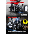 Giantz 72CC Rototiller 4 Blades Garden Cultivator Soil Hoe