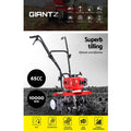 Giantz 72cc Tiller Cultivator 6 Blade Soil Plower Rotary Hoe