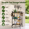 Gardeon Garden Tool Organizer with Wheels Heavy Duty Garage Yard Storage Cart
