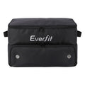 Everfit Golf Trunk Organizer for Car, 2-Tier Golf Storage Bag with Ventilated Shoe Compartment Black