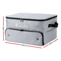 Everfit Golf Trunk Organizer for Car, 2-Tier Golf Storage Bag with Ventilated Shoe Compartment Grey