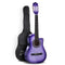 Alpha 34in Classical Guitar Wooden Nylon String Beginner Purple